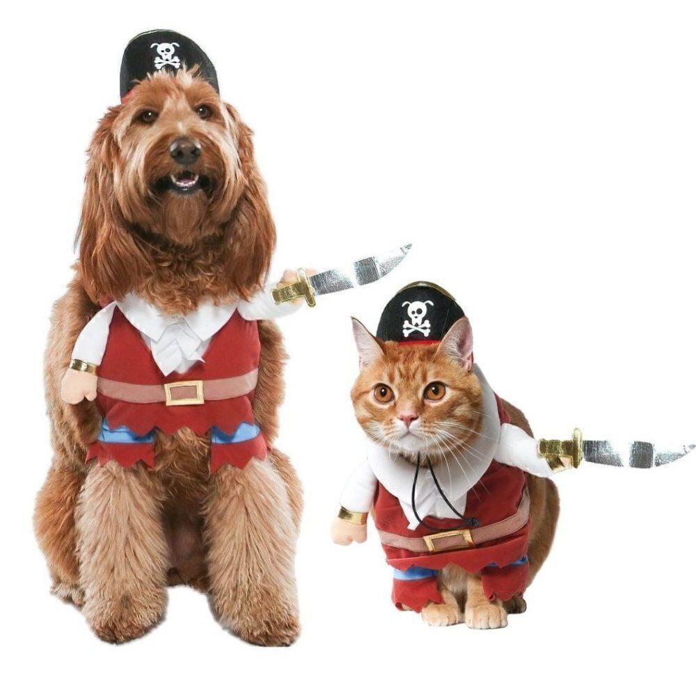 Vibrant Life Pirate Dog Costume Sz S